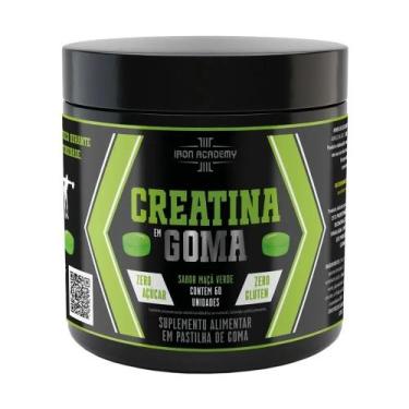 Imagem de Creatina Em Goma Sabor Maça Verde 60 unidades - Iron Academy