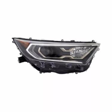 Imagem de Lâmpada de neblina esquerda direita LED luz diurna frontal LED conjunto de farol lâmpada de canto ampla compatível com RAV4 2004-2005 81130-42B11 (esquerda)