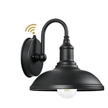 Imagem de Pescoço De Ganso Ao Ar Livre Com Sensor De Luz Vintage Barn Light Porch Lâmpada De Parede Externa à Prova D'água Fazenda Retro Garagem Luz De Parede Luminária Externa, 1PCS