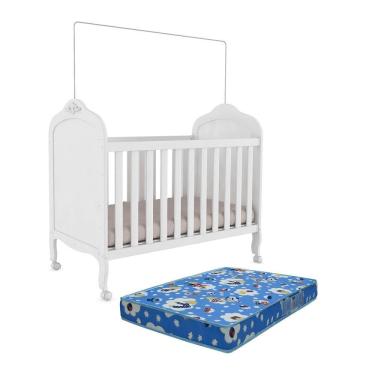 Imagem de Berço Americano Elô 3 em 1 com Colchão Baby Physical - Móveis Peroba