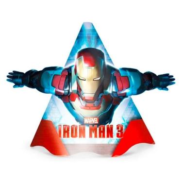 Imagem de Chapeuzinho Para Aniversário Iron Man 3 8Un Regina