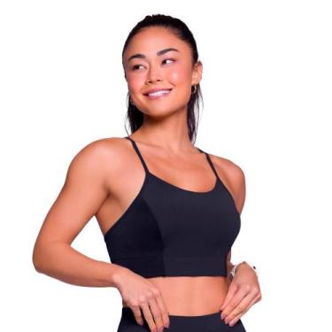 Imagem de Top Fitness com Bojo Removível Selene 24630, Preto, G