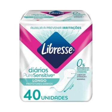 Imagem de Absorvente Libresse Protetor Diário Pure Sensitive Longo sem Abas - Em