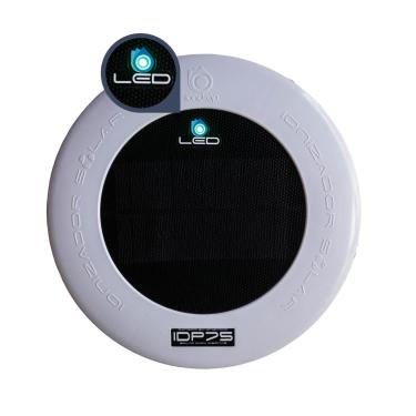 Imagem de IONDROP IDP LED75 branco, Ionizador Solar para Piscina, Tratamento Ecológico, LED Indicador, 240x150mm, Redução de 90% de Cloro, Fabricação Nacional