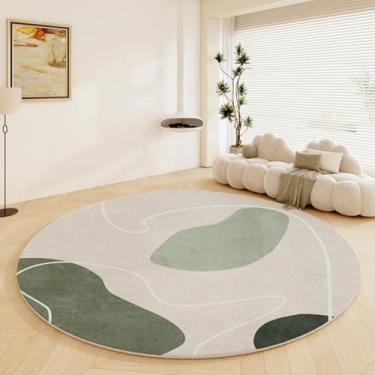 Imagem de Tapetes para quarto, macios e fofos, para vestiário, leves, luxuosos, para decoração de sala de estar, abstratos e grossos (200x200 cm/B)