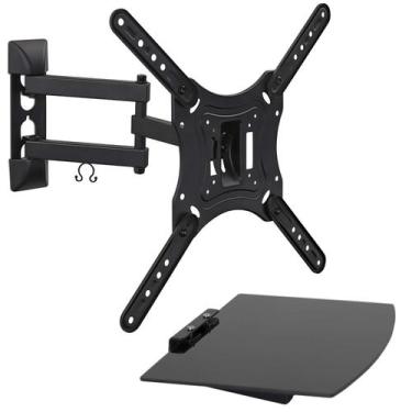 Imagem de Suporte para TV Mount-It! Full Motion com prateleira para TVs de 23-55