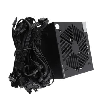 Imagem de Luocute Fonte de Alimentação de Computador Ativa Com Suporte de Lineback, 800W de Alimentação de Computador para Jogos, Compatível Com Vista e Vence 10, Energia de Espera Com Eficiência