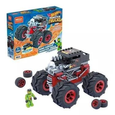 Imagem de Mattel, Mega Construx Hot Wheels, Caminhoes Monster Trucks - APENAS 1, UNIDADE - NÃO É POSSÍVEL ESCOLHER, Multicor