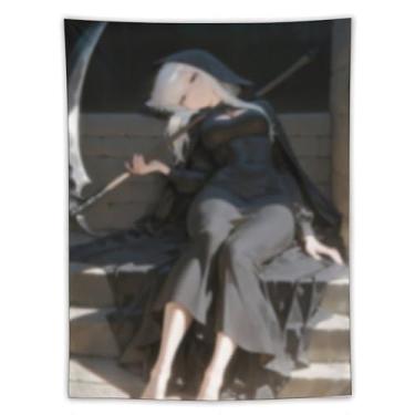 Imagem de LIEGBMEU Tapeçaria de biquíni sexy anime menina 152.4 cm x 203.2 cm interior exterior parede colcha arte decoração de tapeçaria caprichosa, AF121