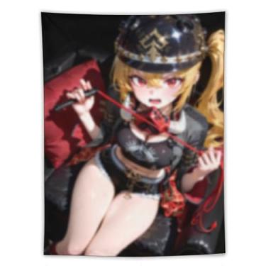 Imagem de LIEGBMEU Tapeçaria Sexy Hot Anime Girl 152.4 cmx203.2 cm Wall Quilt Art Whimsical Tapestry DecorationAF197