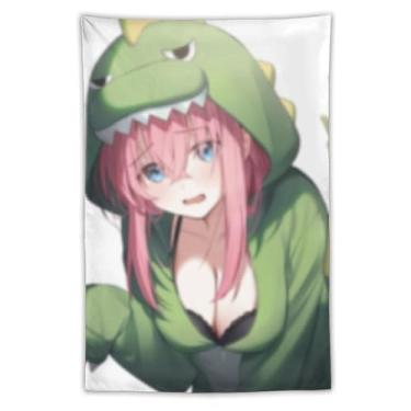 Imagem de LIEGBMEU Sexy Bikini Hot Anime Girl Tapeçaria 101.6 cm x 152.4 cm Interior Exterior Wall Quilt Art Decoração de Tapeçaria Caprichosa, AF151