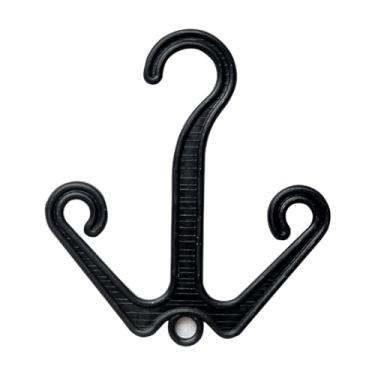 Imagem de Cabide Para Tênis Preto Cinquetti, Suporte Para Calçados, Preto, Design Antiderrapante, Produzido Com Plástico Livre De Bpa, Qualidade Brasileira Há Mais De 40 Anos, Contém 1 Cabide