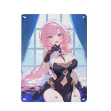 Imagem de Anime Sexy Bikini Hot Girl Pinup Girl Metal Tin Sign Wall Art Poster Decor for Home Bar Club Bedroom Bathroom Man Cave Otaku 30,5 x 40,6 cm, AN076