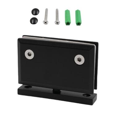 Imagem de Baoblaze Dobradiças para portas de vidro, grampos para banheiro, premium, ferragens, fáceis de instalar, aço inoxidável 304, 360 graus para portas de 3,15 a, Style B