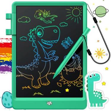 Imagem de Tablet de escrita LCD FLUESTON Doodle Board 10 polegadas verde