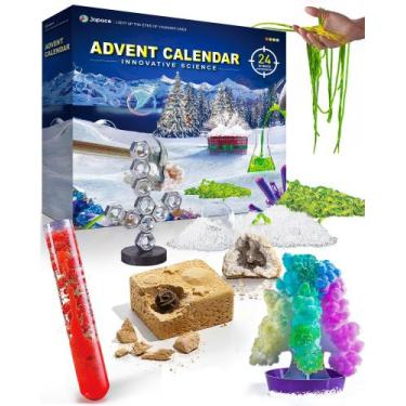 Imagem de Calendário do Advento Japace Science 2024 com 24 experimentos para cri