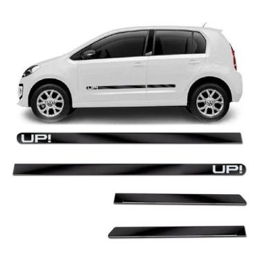 Imagem de Friso Lateral Largo UP! 2014 a 2020 Kit Black (Preto Brilhante) Adesiv