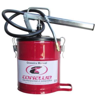 Imagem de Bomba de Graxa Manual 7Kg Engraxadeira Mecânica Borracharia Oficina In