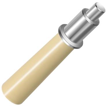 Imagem de Hiorucet 0004342, 0005854 Conjunto de cabo Fallaway de cerâmica branca para modelos Vermont Castings a gás, carvão e madeira, substituição para cabo Fallaway de cerâmica Vermont Castings (branco com