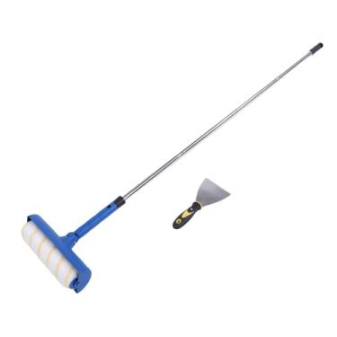 Imagem de FTVOGUE Rolo de Tinta de 10 Polegadas 10in Roller de Tinta 25,4 Cm Rolo de Tinta para Paredes de Teto Móveis Pintura Externa Interna (Azul)