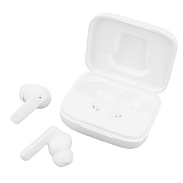 Imagem de ASHATA Fones de Ouvido Sem Fio, 5.4 LCD Touchscreen Earbuds Com Driver Dinâmico de 13 Mm, Som Surround HiFi, Com Caixa de Carregamento, para Ginástica de Ginástica Esportiva Chamadas (Branco)
