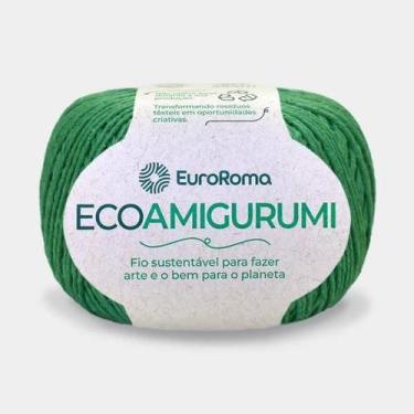 Imagem de Linha Ecoamigurumi Novelo 254 Metros 516TEX Euroroma Fio 8/7, 803 Verd