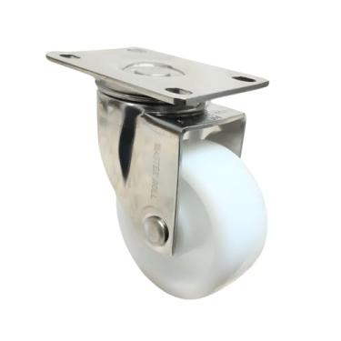 Imagem de Rodizio inox 2 pol. Giratório S/Freio Roda Nylon 50 kg Master Roll