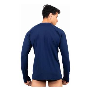 Imagem de Camisa térmica uv+50 proteção solar - fenix, Azul, Marinho, p