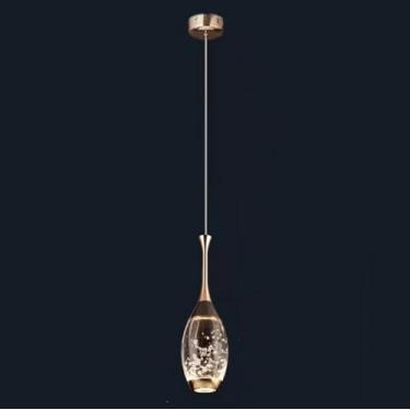 Imagem de Lustre Pendente de Vaidade Luminárias de Teto Pendurado LED Linear Long Tube Lamp Moderno Cristal Pendente Luzes Lustre V-intage para Sala de Jantar Cozinha, Preto e Dourado 1 luz