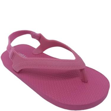 Imagem de Molekinha, Sandália Molekinha Menina Infantil PVC com Tira Elástica (Rosa Pink, BR, Bebê, Numérico, 23.5)