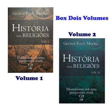 Imagem de Box com Livros História das Religiões 2 Volumes George. F. Moore
