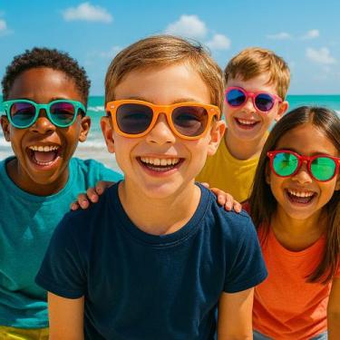 Imagem de Óculos de sol flexível infantil c/ proteção uv - argos - ALÍKI