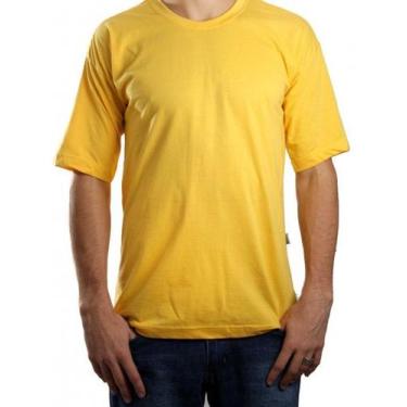 Imagem de camiseta amarela gola redonda - magic, m