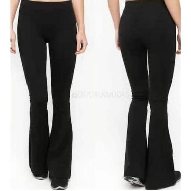 Imagem de Calça legging flare - Vitoriosa modas , Preto, M