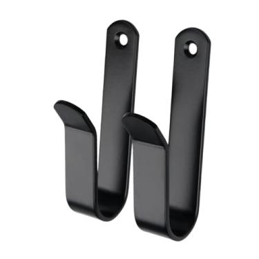 Imagem de KiBcsLic 2 peças de suportes de parede para snowboard, suportes para pranchas de surfe, ganchos resistentes ao desgaste, de exposição para pranchas de surfe,