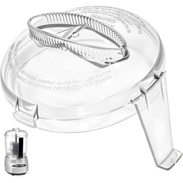 Imagem de Substituição DLC-4CHB para Cuisinart Mini Prep Plus processador de alimentos peças de tampa de tigela de trabalho, serve apenas para Cuisinart 4 xícaras Mini Prep Plus modelos de processadores de