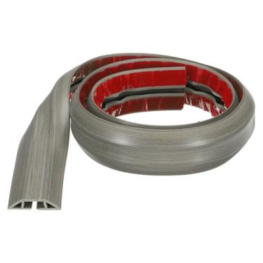 Imagem de Generic Capa de cabo de 1,2 m L 1,55 x A 0,28 Canal interno PVC esconder cabo de extensão protetor de fios para evitar viagens de cabos, gerenciamento de cabos, cinza claro