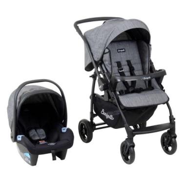 Imagem de Travel System Burigotto Carrinho De Bebê Rio 22 Com Bebê Conforto Mate
