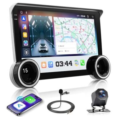 Imagem de Hodozzy [4G + 64G] Android Estéreo Duplo Din com CarPlay sem fio e Android Auto, tela sensível ao toque IPS de 10,1 polegadas, rádio veicular, BT, EQ, GPS/mapas offline, WiFi, rádio FM/AM/RDS, SWC