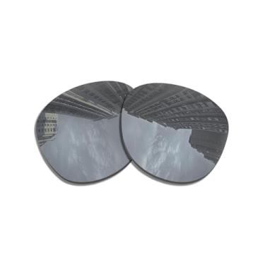 Imagem de Wetnenss Lentes de substituição para óculos de sol Oakley Latch OO9265/polarizadas de 1,5 mm/fácil de instalar (prata)