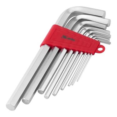 Imagem de MTX Jogo de Chaves Hexagonais Torx Longas com Acabamento Acetinado, Kit de Chaves Torx Resistentes