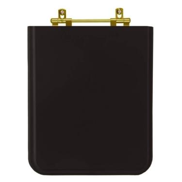 Imagem de Assento Sanitario Square Preto Para Vaso Incepa