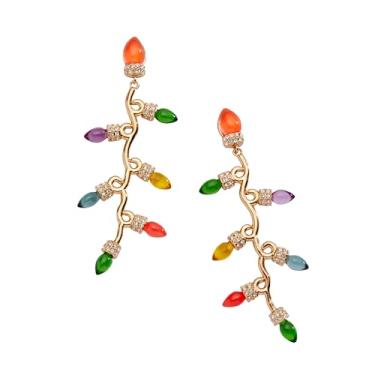 Imagem de Alex and Ani Brincos de lâmpada de Natal