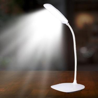 Imagem de Luminaria De Mesa Flexivel Recarregavel Usb Com Sensor Touch Leds Mesa