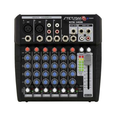 Imagem de Mesa De Som Stetsom Stm1206 6 Canais 12v
