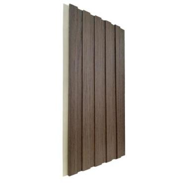 Imagem de Painel Ripado EspaçoWall WPC Carvalho Cacau 16,6 x 260 cm, Cacau