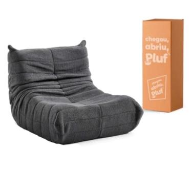 Imagem de Poltrona Togo Sofá na Caixa Pluff Moderna em Boucle, Design Contemporâneo