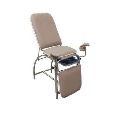 Imagem de Metal Solution - Mesa Maca Exame Ginecológica Clínico GO Gaveta Inox B