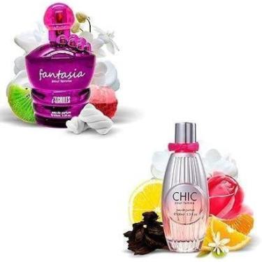 Imagem de Kit 2 Perfumes Feminino I Scents Importados Fantasia e Chic -100ml-Feminino