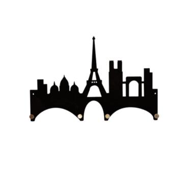 Imagem de Porta Chaves Mdf Paris 4 Suportes